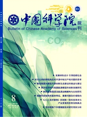 中国科学院院刊封面